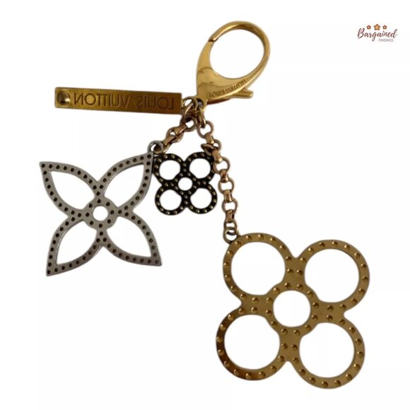 Authentic LOUIS VUITTON Goldtone Tapage Key Holder And Bag Charm - CK0172 - Picture 8 of 8